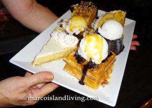 Dessert at Capt. Briens Restaurant Marco Island Fl
